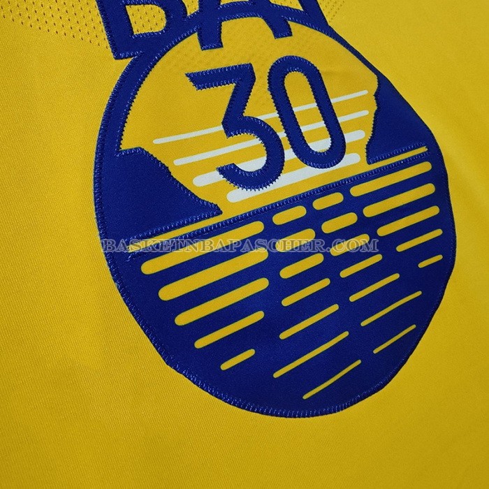 Maillot Golden State Warriors Stephen Curry NO 30 Statement Authentique 2022 Or